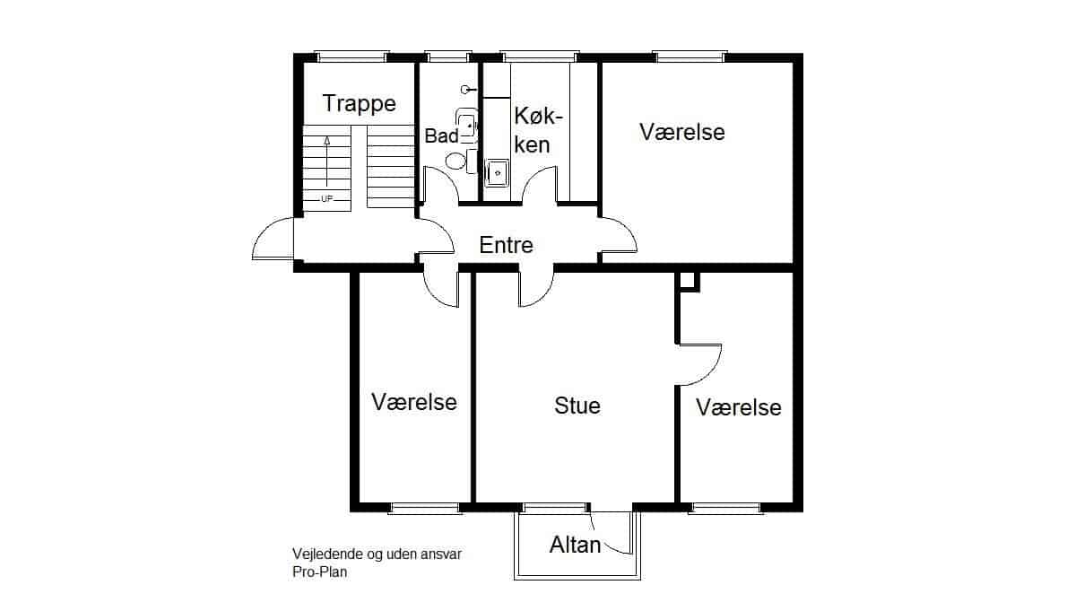4-værelses lejlighed på Borgmesterpladsen på Knud Hansens Vej i Kolding
